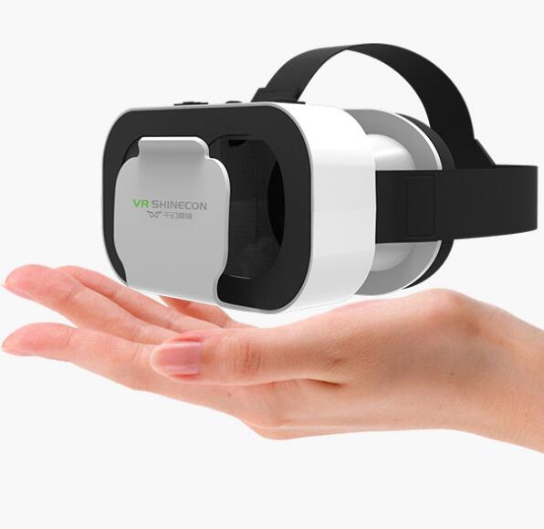 Casque Headset Shinecon Virtual Reality Glasses 3D Helmet 3 D Google Cardboard For Smart Phone Smartphone Lens Daydream