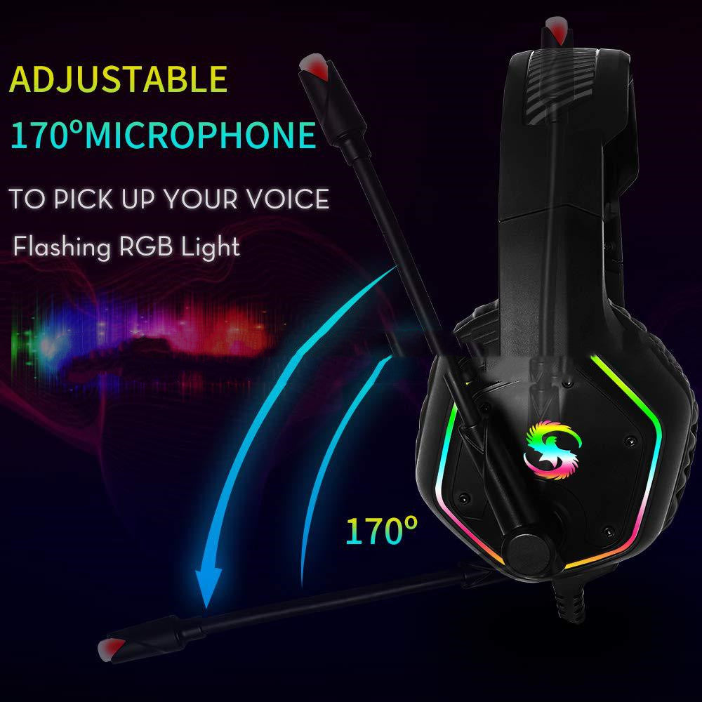 RGB Light 7.1 Channel Luminous Gaming Headset