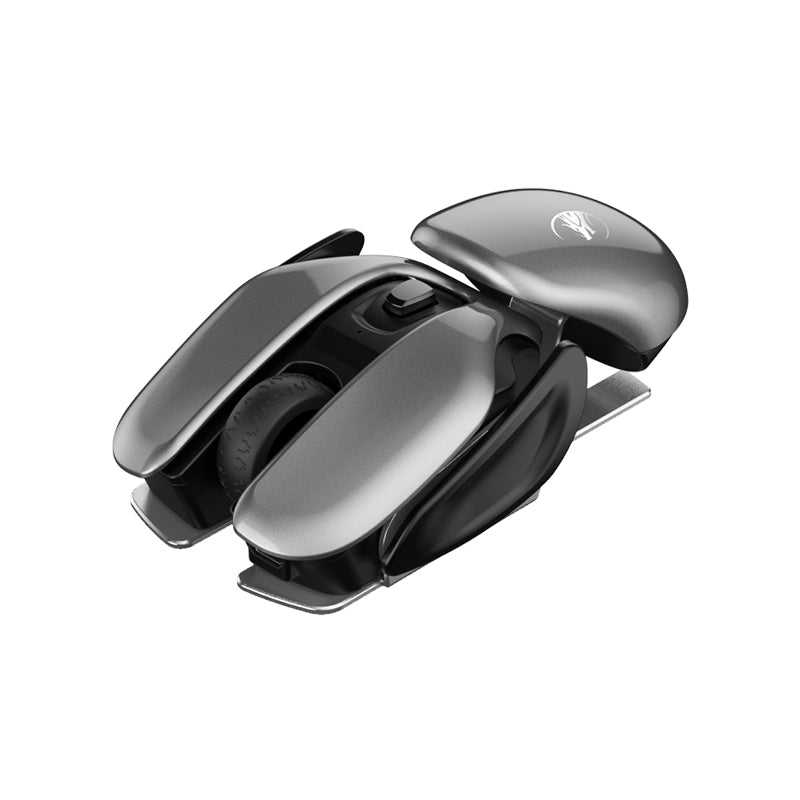 Wireless Gaming Mouse Aluminum Alloy Mute Mouse Rechargeable 1600DPI for Computer Gamer Slience Mouses Optical Mause Accessories