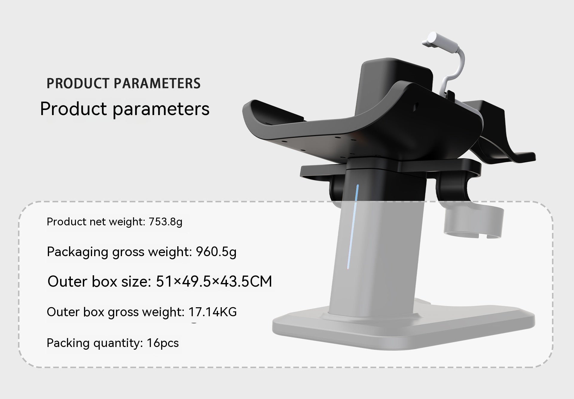 RGB Lighting Controller VR Accessories Charging Bracket