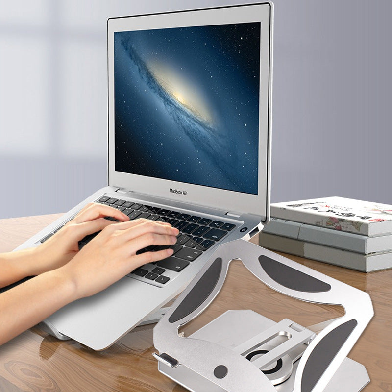 Adjustable Laptop Stand Rotating Cooling Holder Computer Foldable Aluminum Riser Cooler