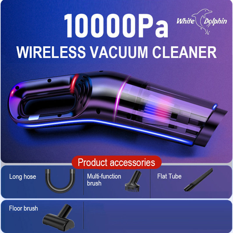 Car Vacuum Cleaner Wireless Charging High Power Handheld High Suction
