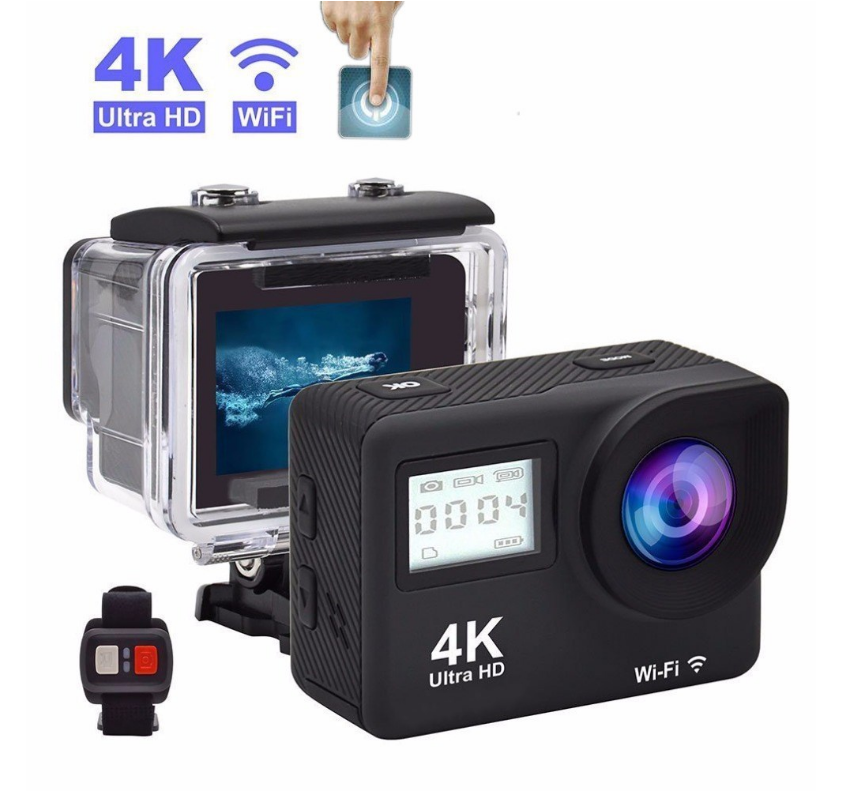 4K HD dual screen with WIFI motion camera