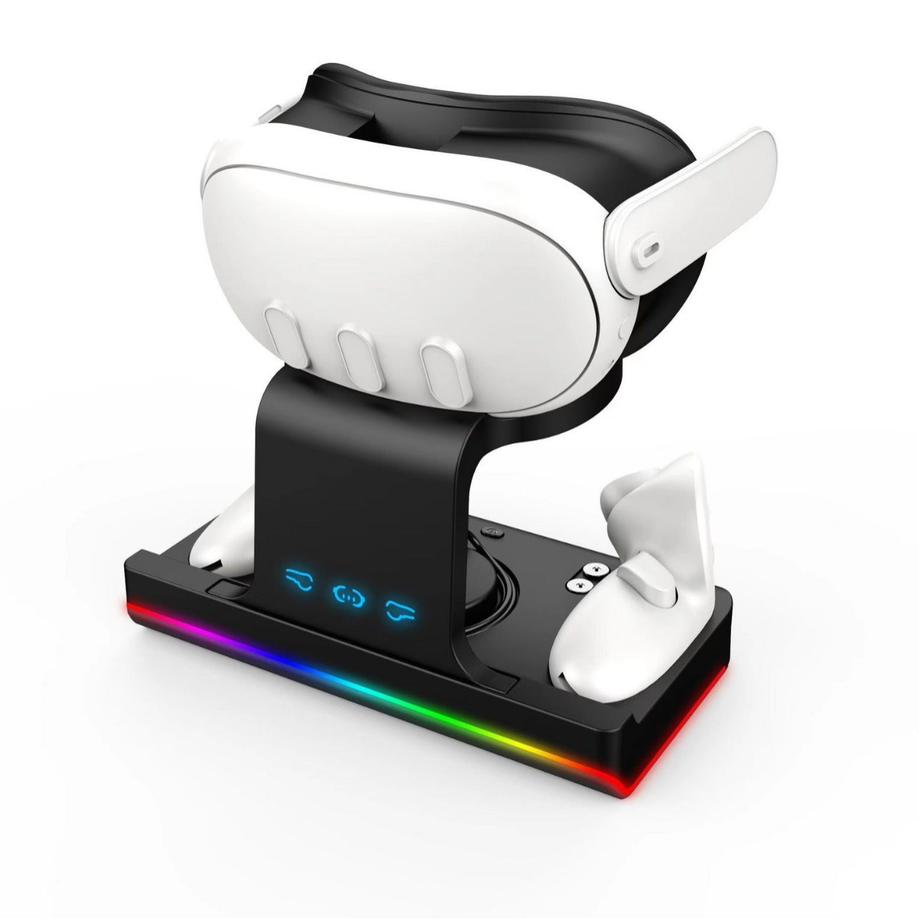 Head-mounted Charging Base With Colorful VR Handle